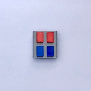 Imperial Rank Badge - ESB Lieutenant - Star Wars Officer Costume - Push Button