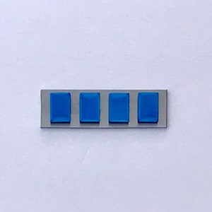 Imperial Rank Badge - Captain (Navy) - Star Wars Officer Costume - Push Button