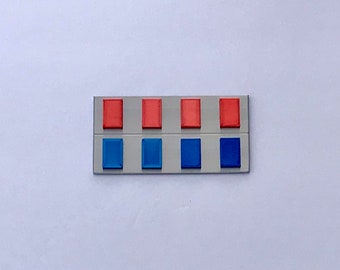 Imperial Rank Badge - ESB General Veers - Star Wars Officer Costume - Push Button