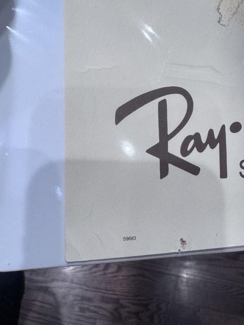 VTG 1940s/50s WW2 Ray-Ban Sunglasses Aviator Poster Advertisement NICE! S9683 zdjęcie 6