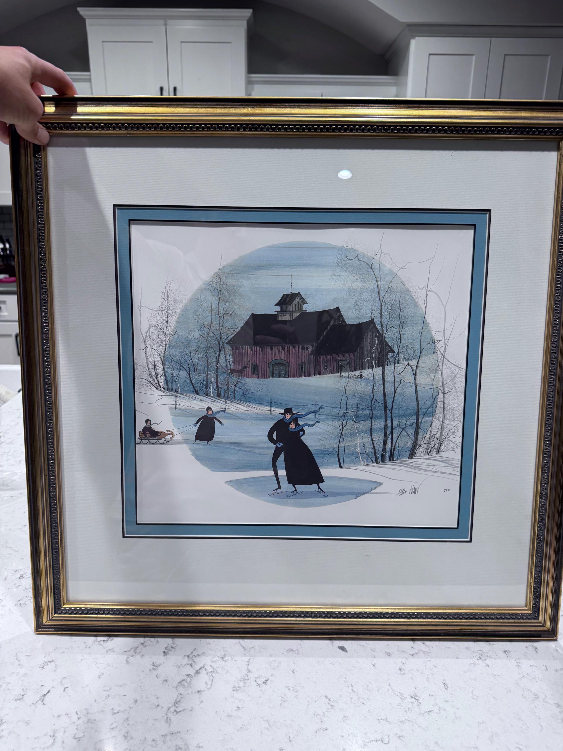 P Buckley Moss Winter - Etsy