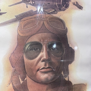 VTG 1940s/50s WW2 Ray-Ban Sunglasses Aviator Poster Advertisement NICE! S9683 zdjęcie 5