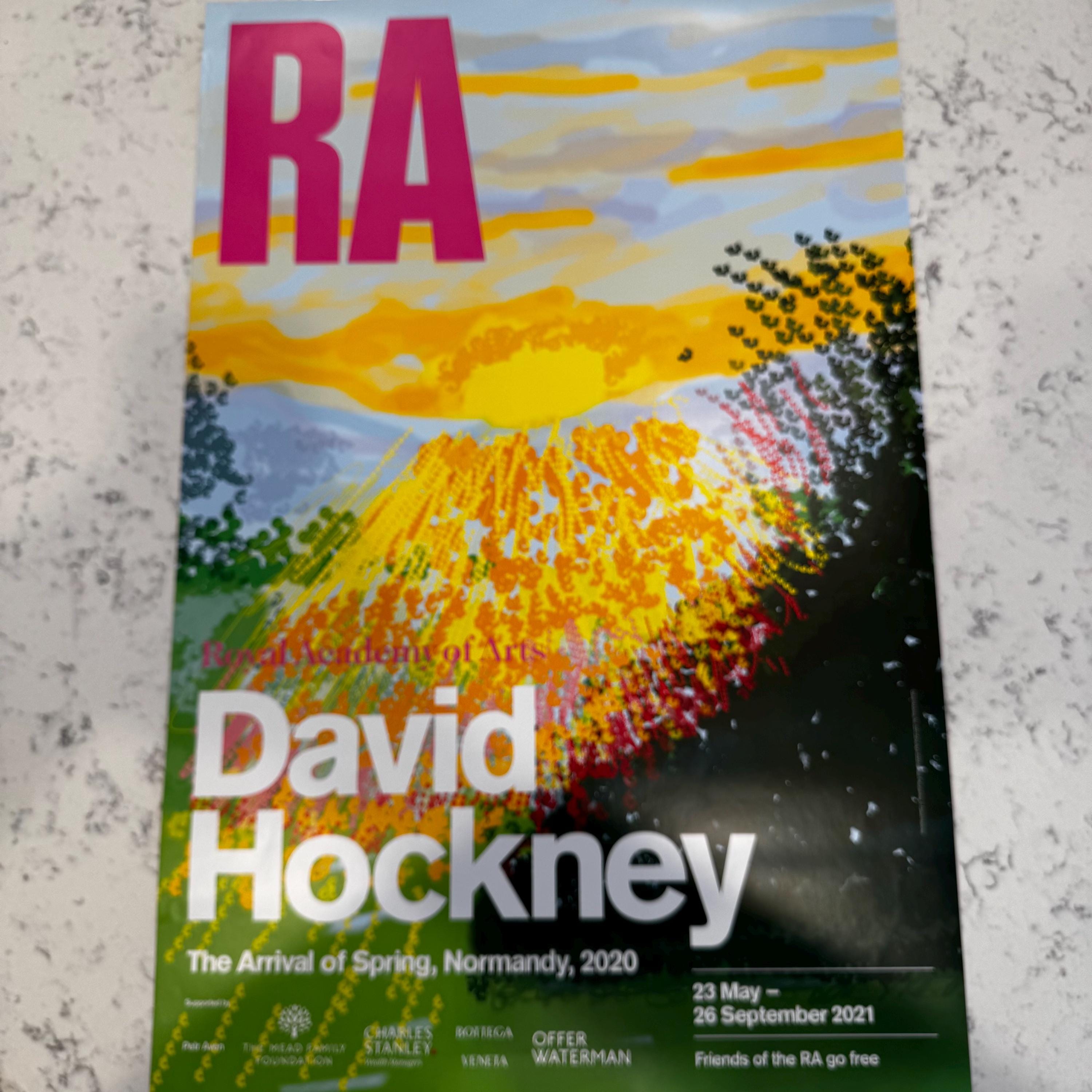 David Hockney Arrival of Spring - Etsy