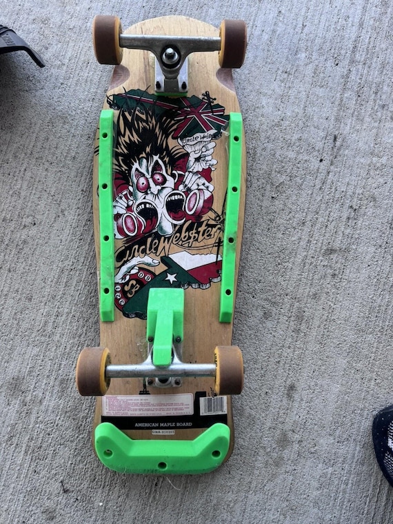 Vintage 80s Danny Circle Webster Skateboard G&S Bill Enzo Wolf