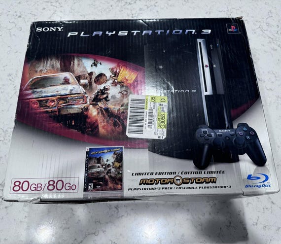 Sony Playstation 3 Motorstorm Limited Edition 80GB Piano Black