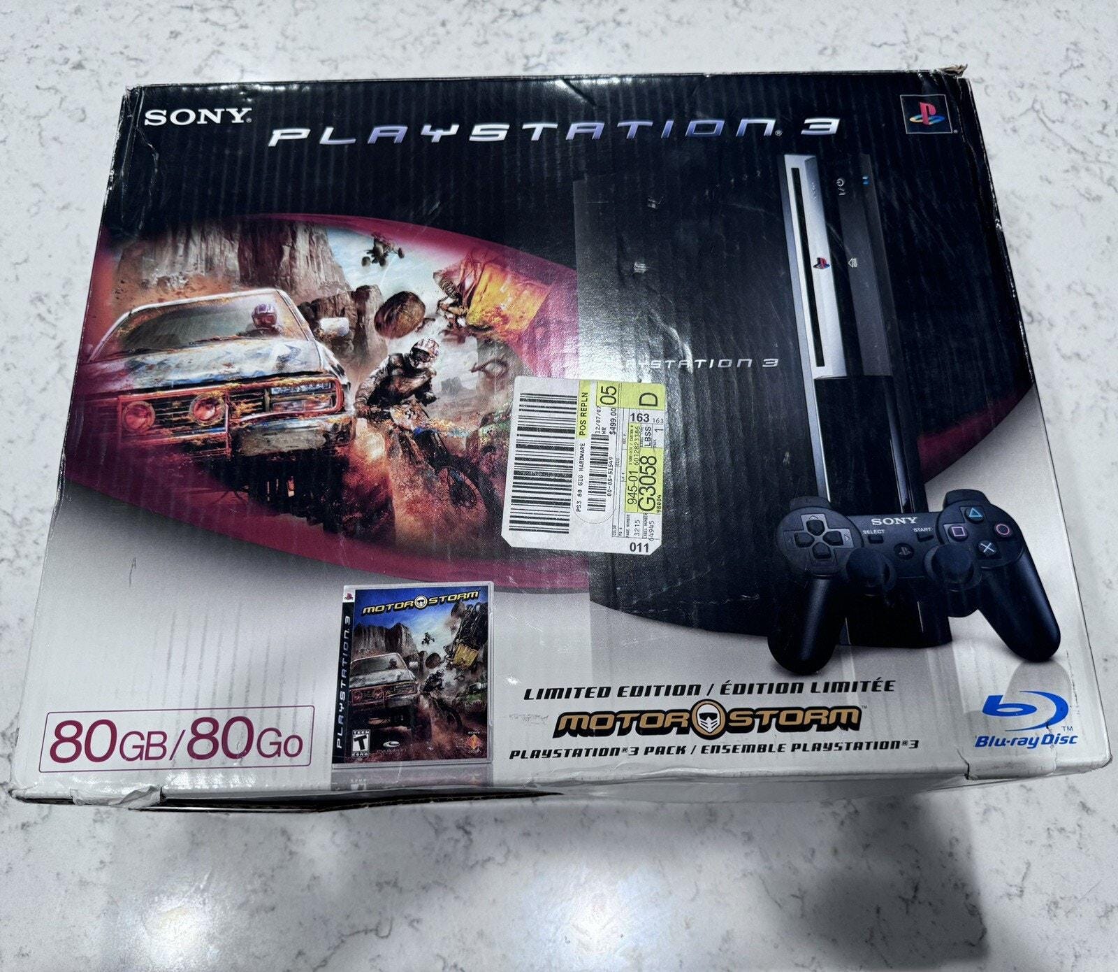 Sony Playstation 3 Motorstorm Limited Edition 80GB Piano Black