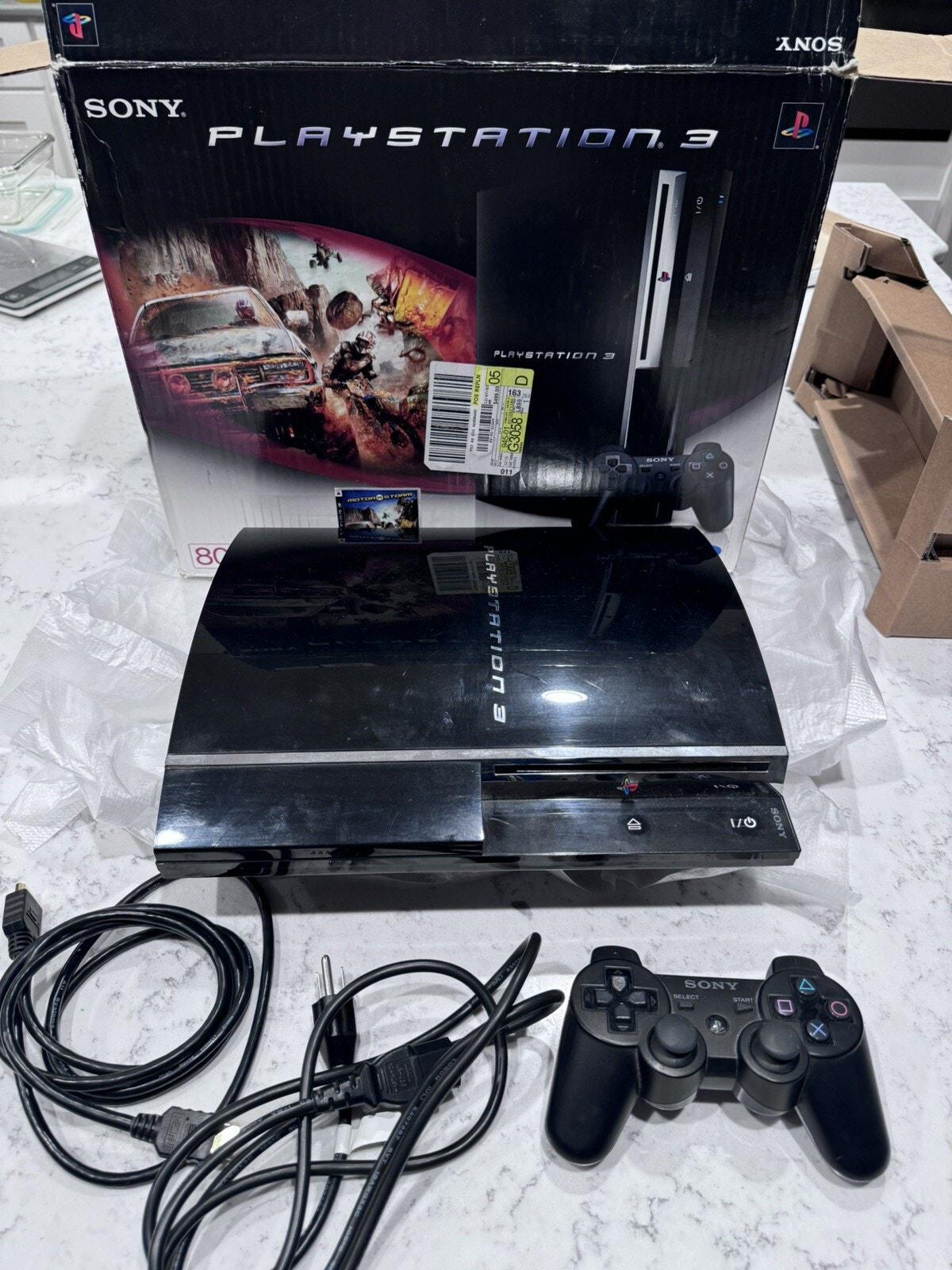 Sony Playstation 3 Motorstorm Limited Edition 80GB Piano Black