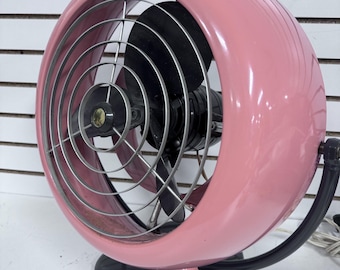 Vintage Vornado Fan Model 38C3-1R Pink Electric Collector Grade READ BH