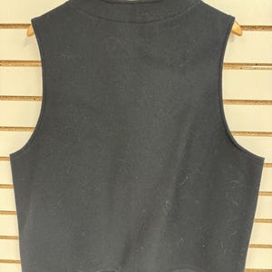 Filson Mackinaw virgin wool vest black 48 handwarmer pockets slotted style 20 bh image 4