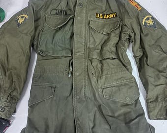 Vintage M-1951 USA Army Cold Weather Field Jacket - Army Green