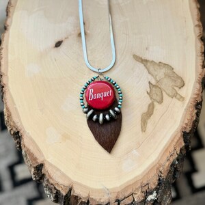 Cowboy beer necklace