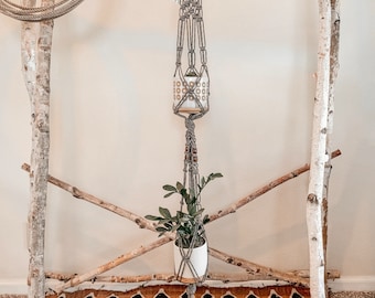Macrame Plant Hanger “Double Camo”, Rustic, Boho, Indoor Plants, Patio Decor, Paracord, Plant Mom, Plant Lover, Macrame Decor
