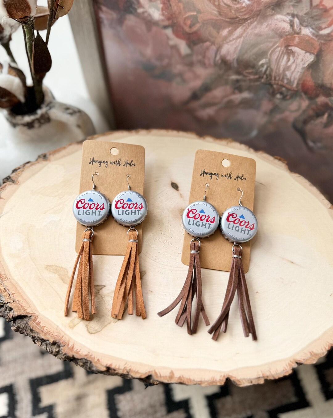 Western Coors Earrings