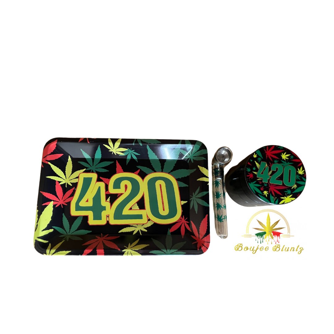 42O Rolling Tray, Grinder and Smoking Pipe Set Etsy