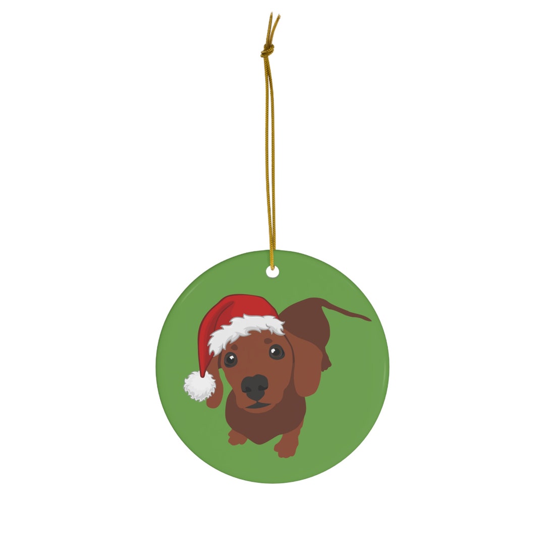 Dachshund Christmas Tree Ornament Weiner Dog Wiener Dog Etsy