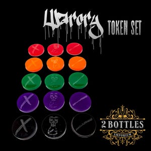 Warcry Acrylic Token Set