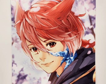 FFXIV Crystal Exarch A5 Art Print