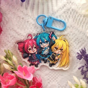 Triple Baka Acrylic Charm 2.5&quot;