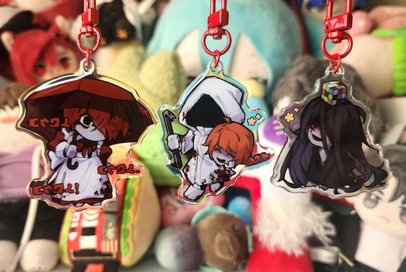 Homicipher Acrylic Charms | Mr. Scarletella, Mr. Crawling