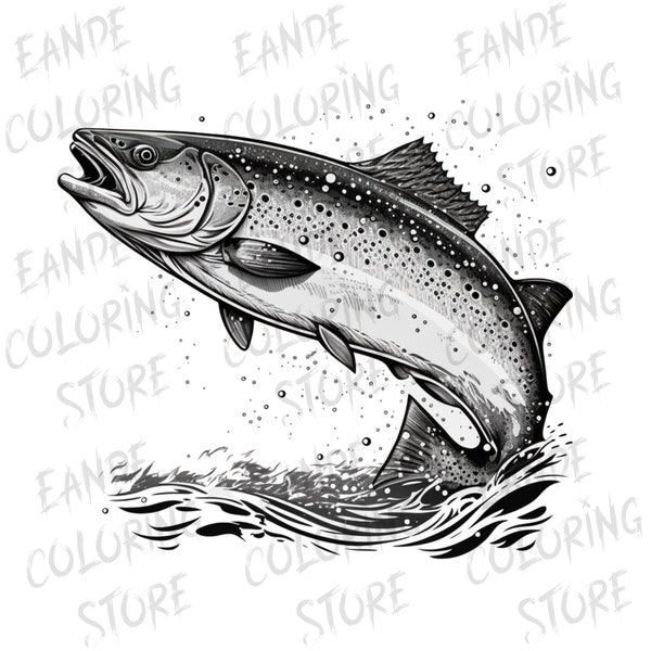 Trout Fishing Svg, Trout Fish Svg, Trout Svg, Trout Fish Clipart, Trout Fish Cricut, Fishing Svg, Trout Fish Vector, Trout Fishing Cut File