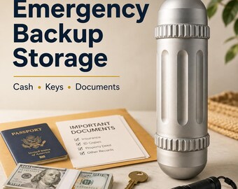 Emergency Backup Storage Safe for Cash Keys Documents Hidden Underground Safe USA Made