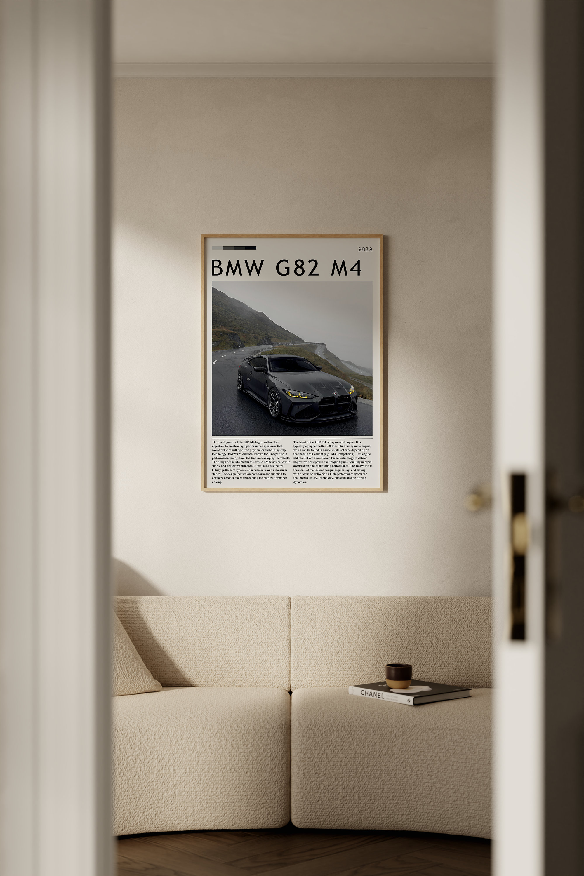 BMW G82 M4 Digital Print, BMW G82 M4 Poster, BMW G82 M4 Print, G82 M4 ...