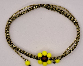 Golden Sunflower bracelet