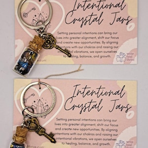 Crystal Jar Keychains