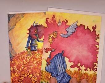 Note cards Pack of 4
