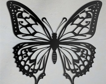 Metal Butterfly Wall Art: Graceful Outdoor Garden Decor