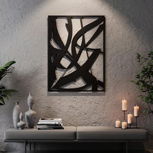 Abstract Metal Wall Art: Gleizes-Inspired Indoor/Outdoor Decor
