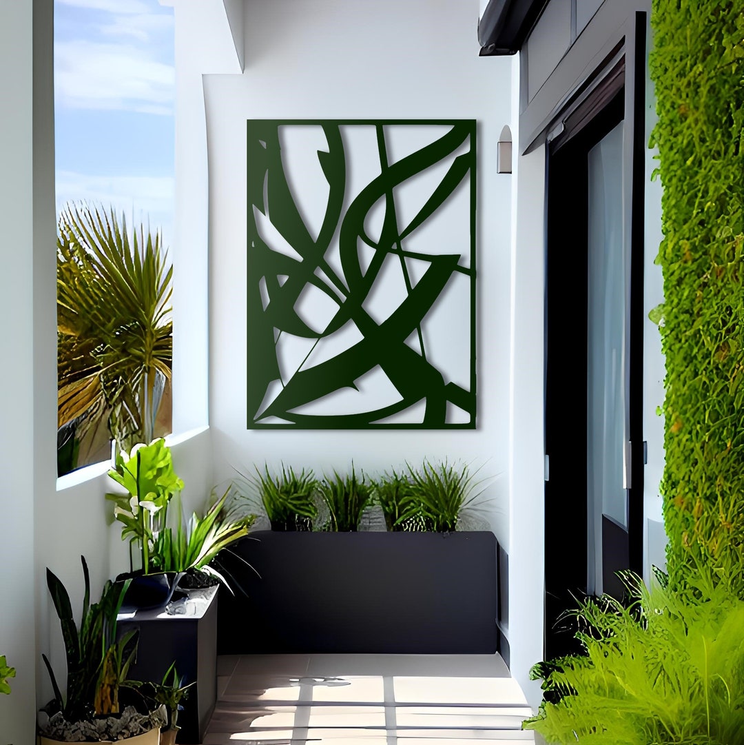 Captivating Metal Wall Art: Abstract Drawing Inspired by Albert Gleizes