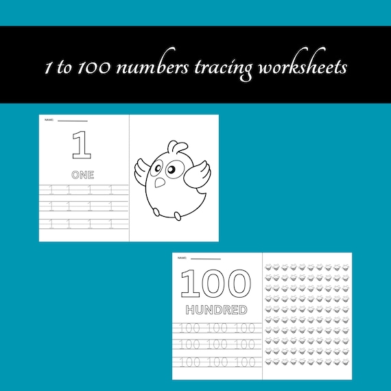 Tracing Numbers 1 To 100 Worksheet