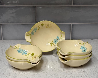 Fire King チューリップデザイン 4個セット Vintage Fire-king Ivory Tulip Mixing Bowls - 1950s Set of 4 - Etsy