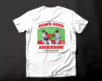 Jose Ramirez vs Tim Anderson  - Down Goes Anderson! - Cleveland Guardians Tee
