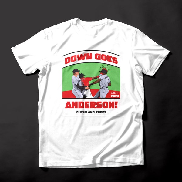 Jose Ramirez vs Tim Anderson  - Down Goes Anderson! - Cleveland Guardians Tee