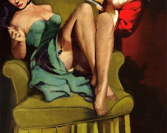 Pulp and Circumstance Print Series:  &quot;Insanity Claws&quot; - Large 13x19 in. Signed Print on Watercolor Paper