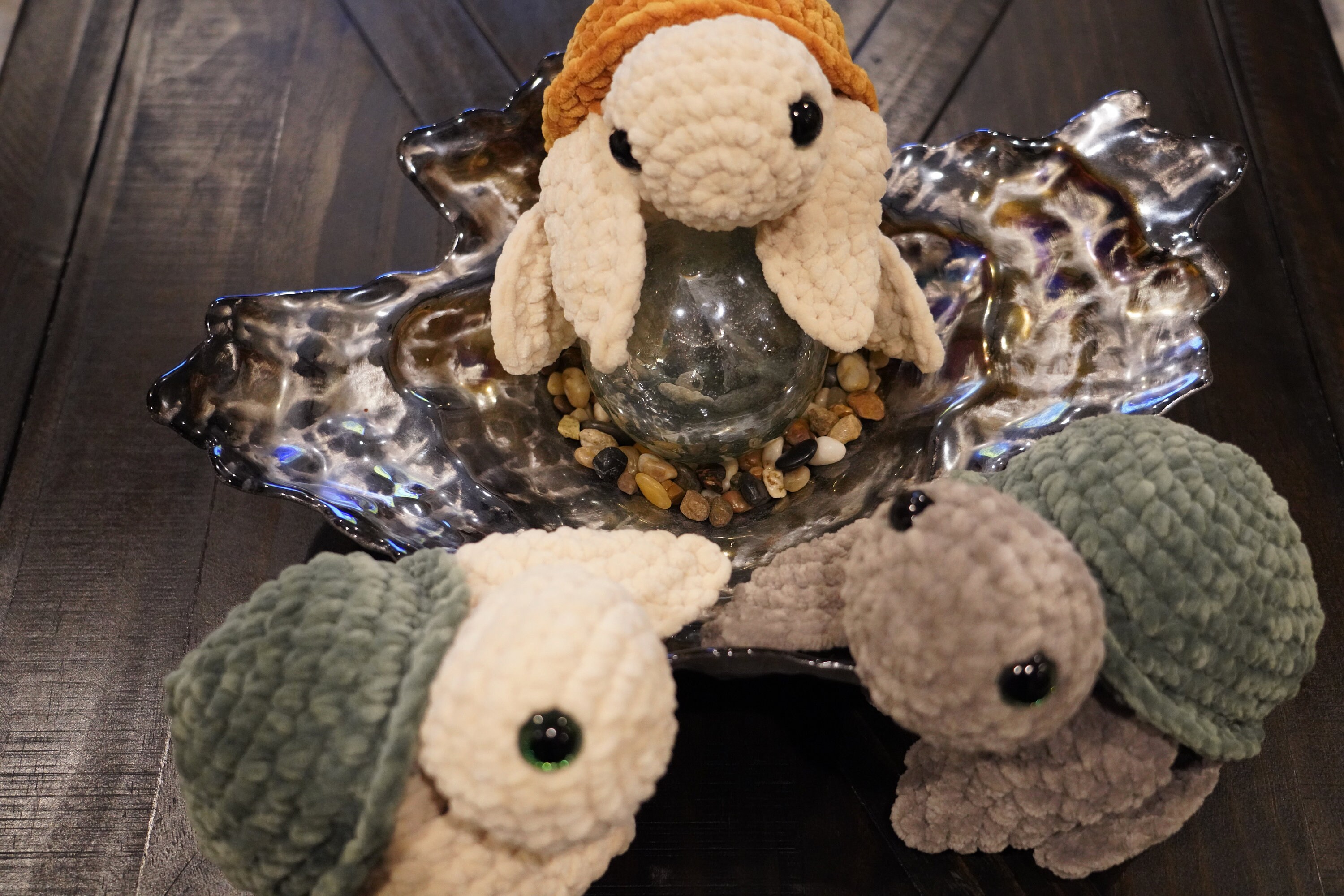 Sea Turtle Crochet Turtle Amigurumi Plush Animal Toy for Child or