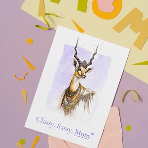 Besondere Muttertagskarte Stilvoll Geburtstag Karte Muttertag Kunst Elegant Mama Großmutter Mutti Selten Tierkarte Kunstliebhaber Download