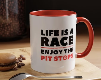 F1 Coffee Mug Formula 1 cup Tea Gift Motorsports Fans Racing Gift Birthday Father Christmas Ferrari McLaren Mercedes RedBull Steiner