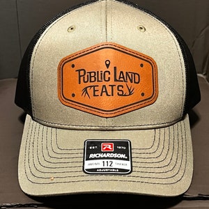 Public Land Eats - Trucker Cap - Leder Patch Hut - Richardson 112