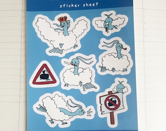 Untitled Altaria Game - sticker sheet | pkmn