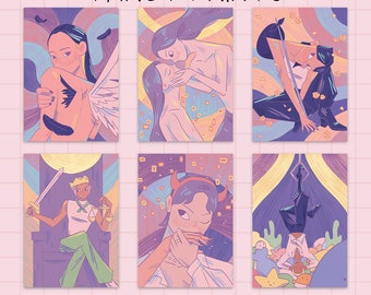 Tarot Cards - A6 Print