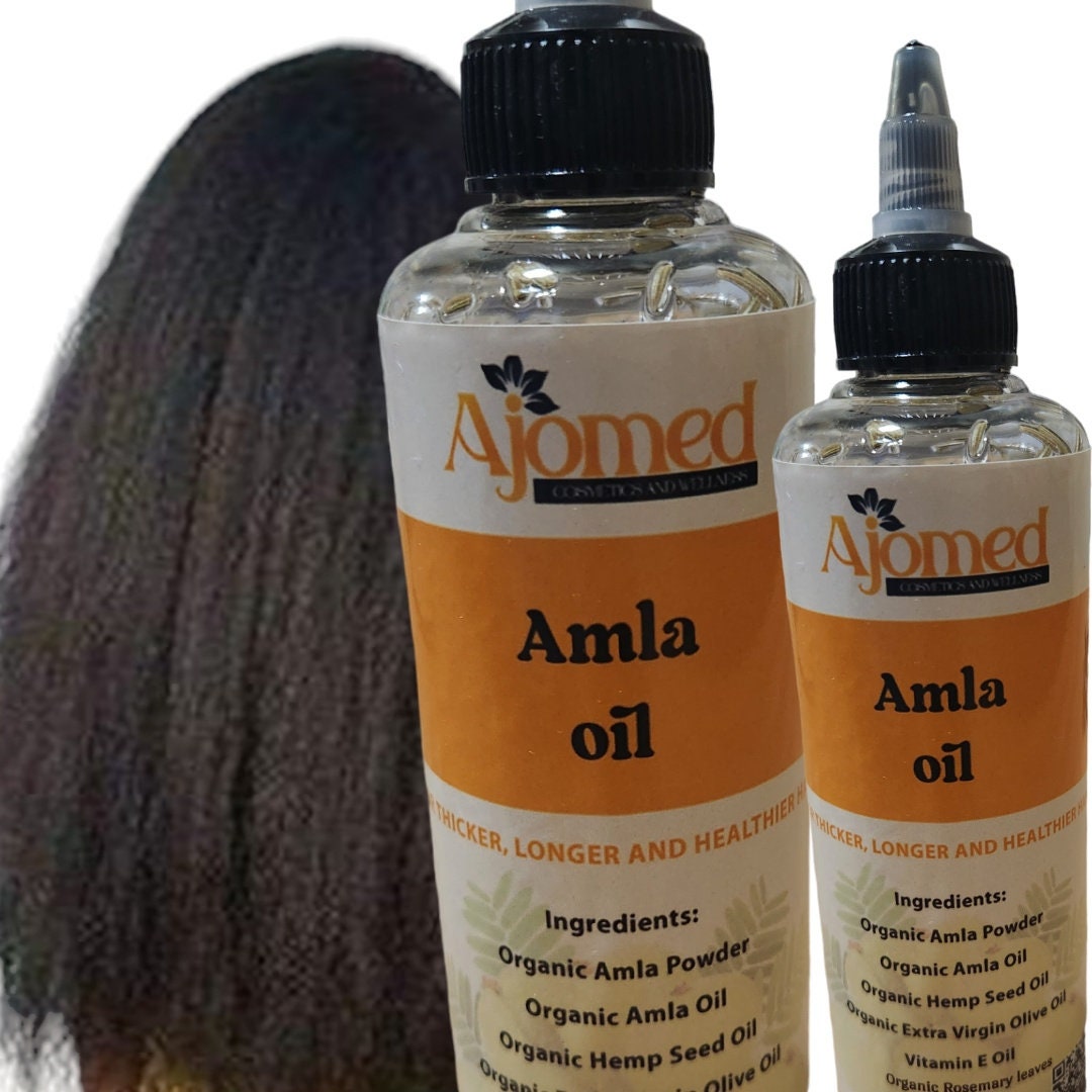 Amla Hair Growth Oil With Rosemary Peppermint. Organic Dht Blocker Oil