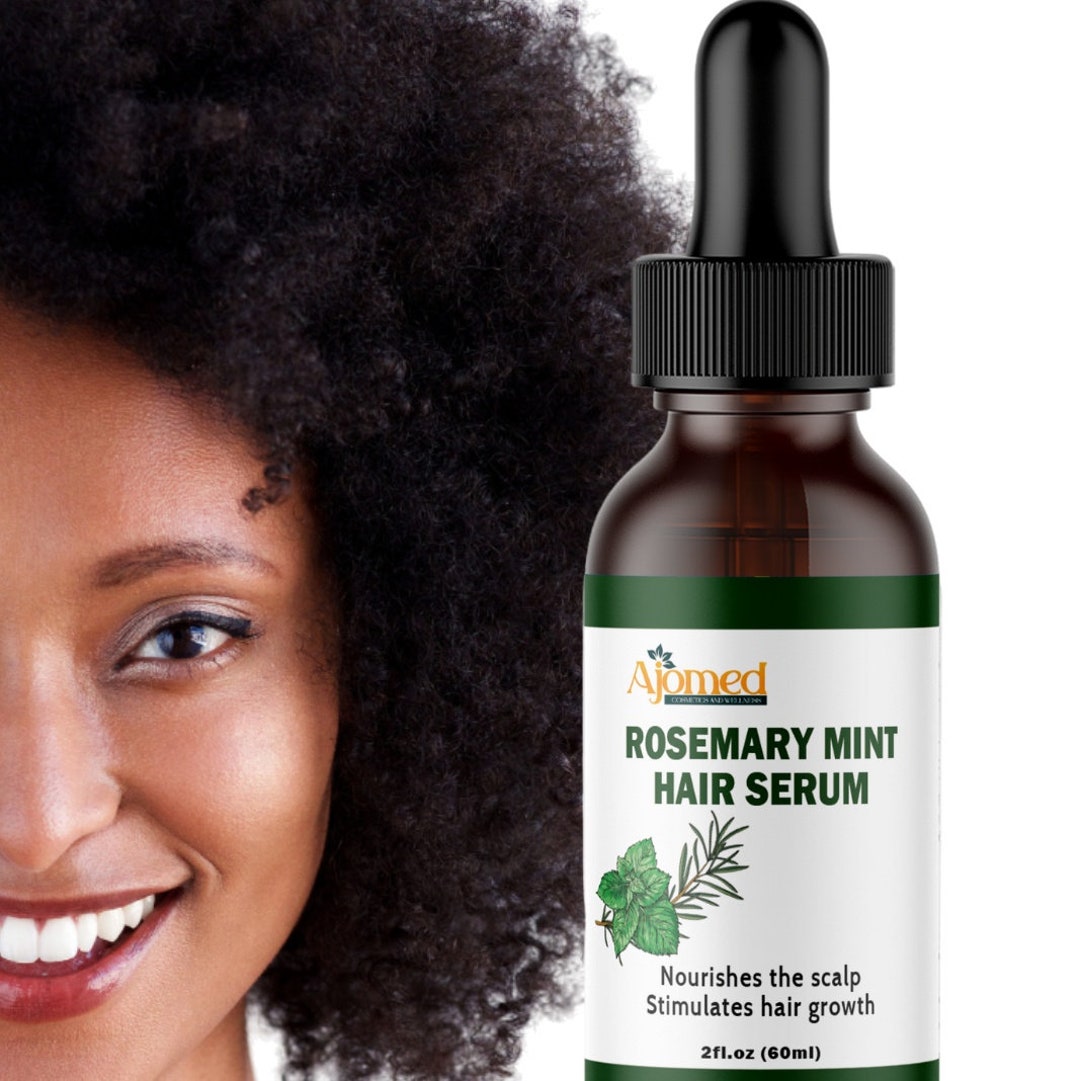 Rosemary Mint Hair Growth Serum With Batana Oil, Black Seed, Peppermint