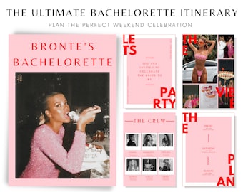 bachelorette template, Bachelorette Itinerary Template, Bachelorette Weekend, bachelorette invitation, bachelorette invitation template