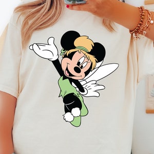 Minnie Mouse Tinkerbell Comfort Colors Shirt / Disney T Shirt / Minnie Mouse Fairy / Disneyland California Adventure T Shirt