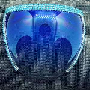 Handmade Bling Face Shields – Custom Sparkly Face Covers | Festival Fashion Shield, Rhinestone Bling Mask,