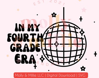 Fourth Grade Crew Shirt | Trendy Swiftie Inspired Teacher Shirt | Fourth Grade Teacher Shirt | Grade Level Shirts | Fourth Grade SVG