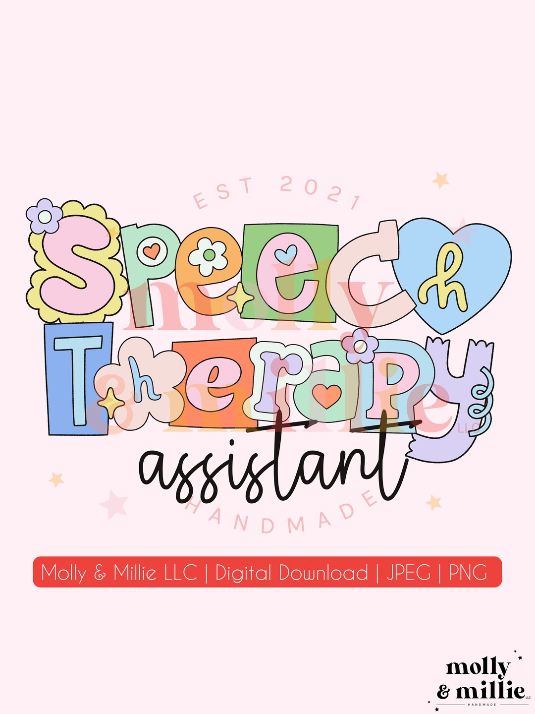 Digital Download Speech Therapist Speech Language Pathologist Assistant ...